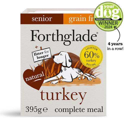 Forthglade Senior Turkey with Sweet Potato & Vegetables Wet Dog Food 18 tray pk