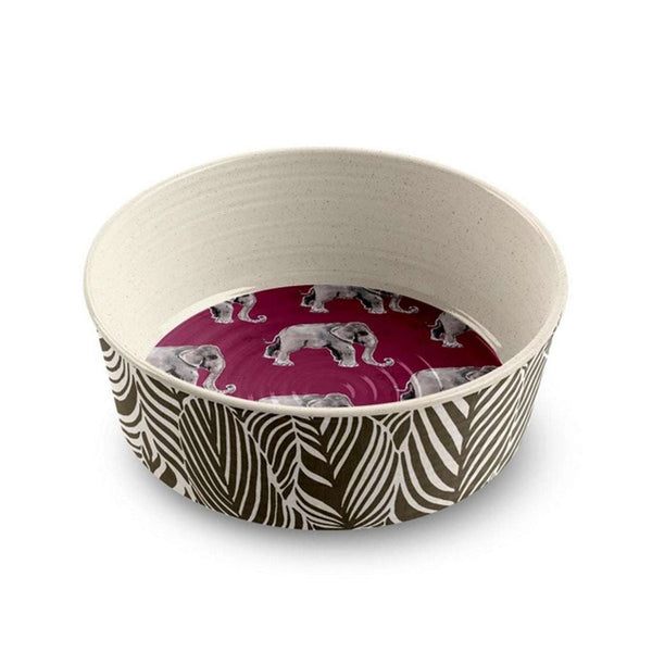 Pawsitano Safari Elephant Dog Bowl