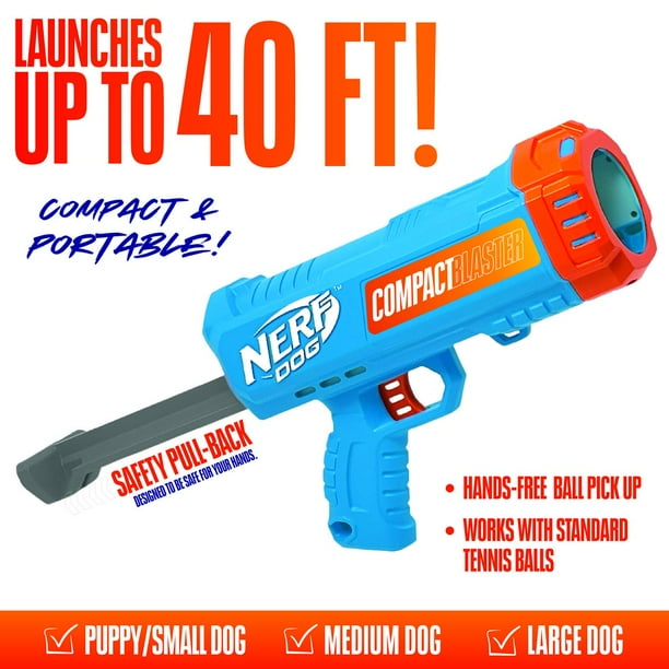 NERF Dog Compact Blaster Dog Ball Launcher