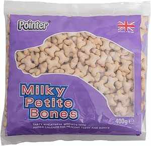 Pointer Milky Petite Dog Bones for Dogs - 400g Bag