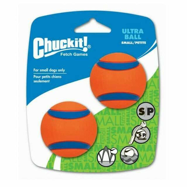 Chuckit! Ultra Small Dog Balls (Twin Pack) - Unleash the Fun! - NO Squ