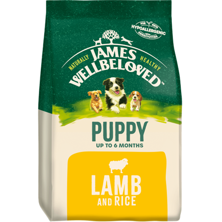 James Wellbeloved Puppy Lamb & Rice Dry Dog Food 2kg