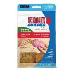 KONG Puppy Snacks for KONG Toys, all-natural treats for puppies, chicken liver flavor, small size for KONG toys.