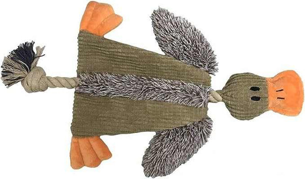 Good Boy Raggy Crinkle Duck Tug Toy For Dogs