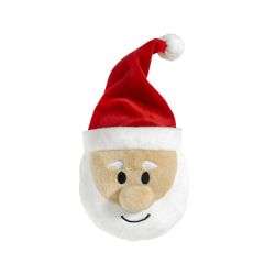 Good Boy Santa Plushie Ball Dog Toy with festive Santa design