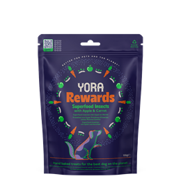 YORA Insect Protein Dog Treats: Apple & Carrot, Superfood Rewards for All Dogs