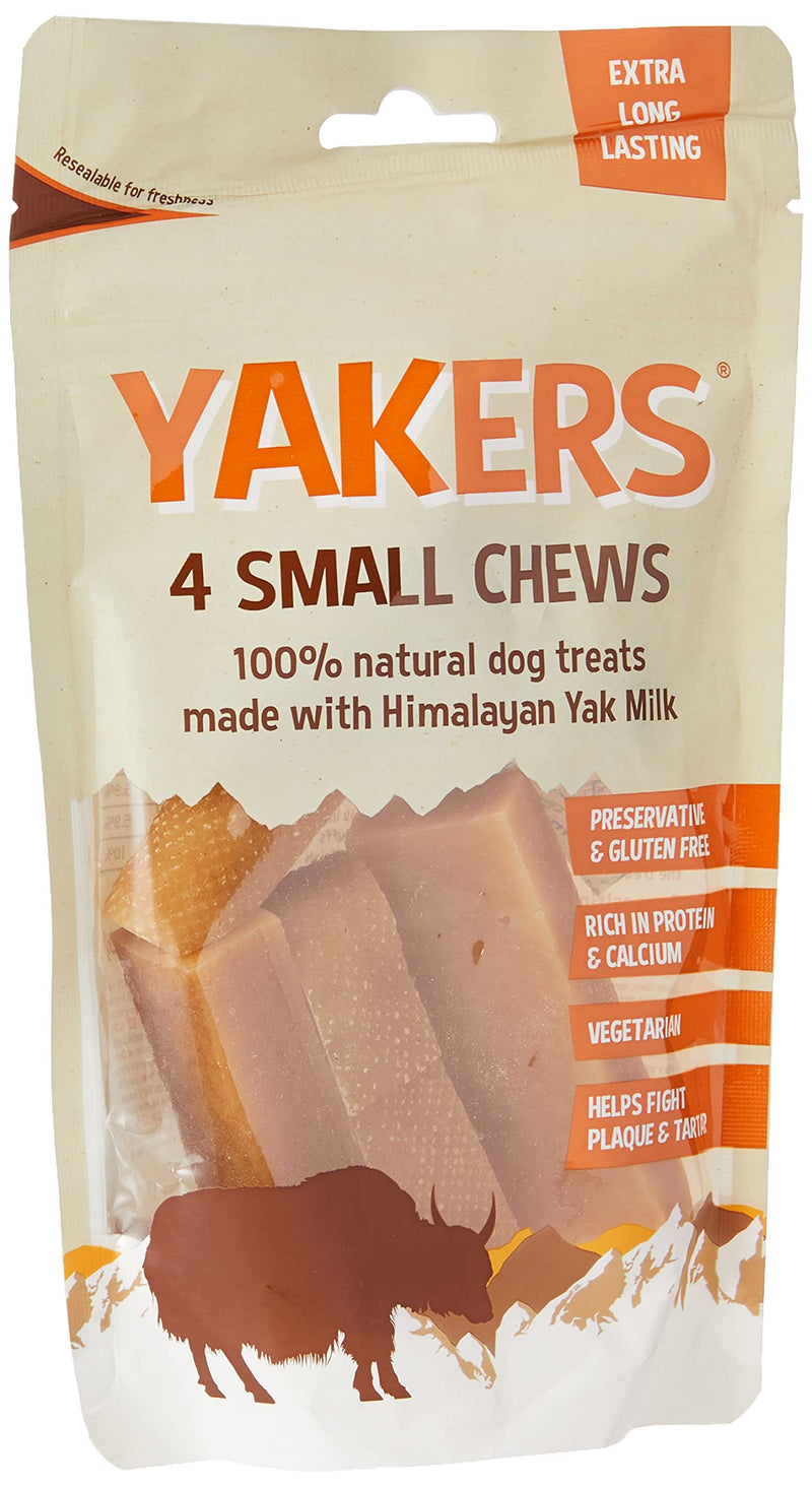 Yakers Original Dog Chews, 100% natural Himalayan yak milk treats, extra long-lasting.