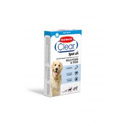 Bob Martin Flea Clear Spot On Solution for Dogs - 3 Pipette Pack