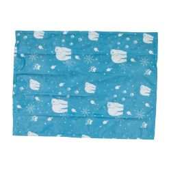 Ancol Dog Cooling Mat with blue polar bear pattern.