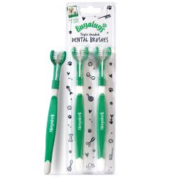 Bugalugs Triple Head Dental Brushes 2pk