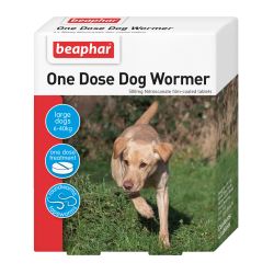 Beaphar One Dose Wormer Treatment for Dogs