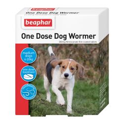 Beaphar One Dose Wormer Treatment for Dogs