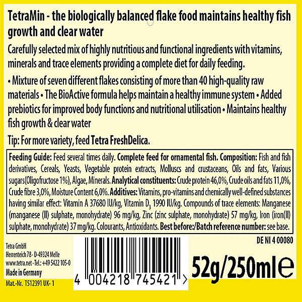 TetraMin Tropical Flakes: Complete Nutrition for Vibrant Freshwater Fish