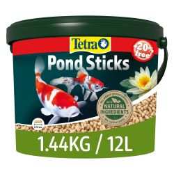 Tetra Pond Sticks Bonus Pack with natural ingredients, 1.44kg.